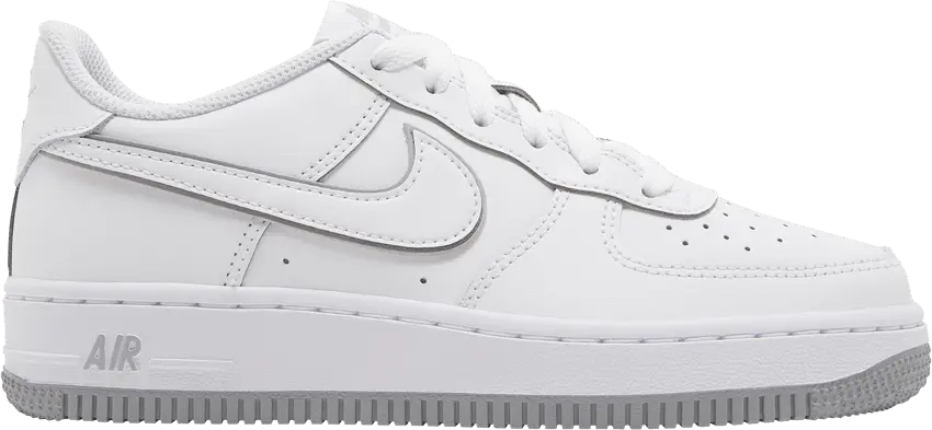  Nike Air Force 1 Low White Wolf Grey (GS)