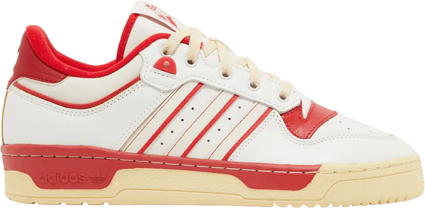  Adidas adidas Rivalry Low 86 Core White Off White Team Power Red