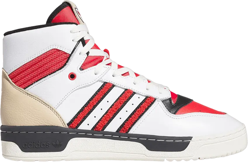  Adidas adidas Rivalry Hi Cloud White Glory Red