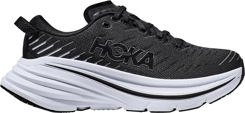  Hoka One One Bondi X Black White