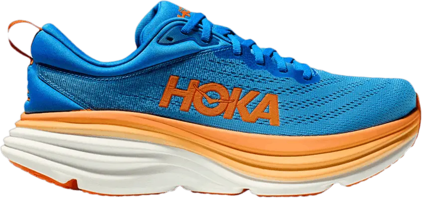  Hoka One One Bondi 8 Coastal Sky Vibrant Orange