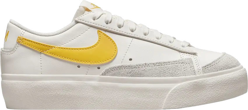  Nike Blazer Low Platform Sail Vivid Sulfur (Women&#039;s)