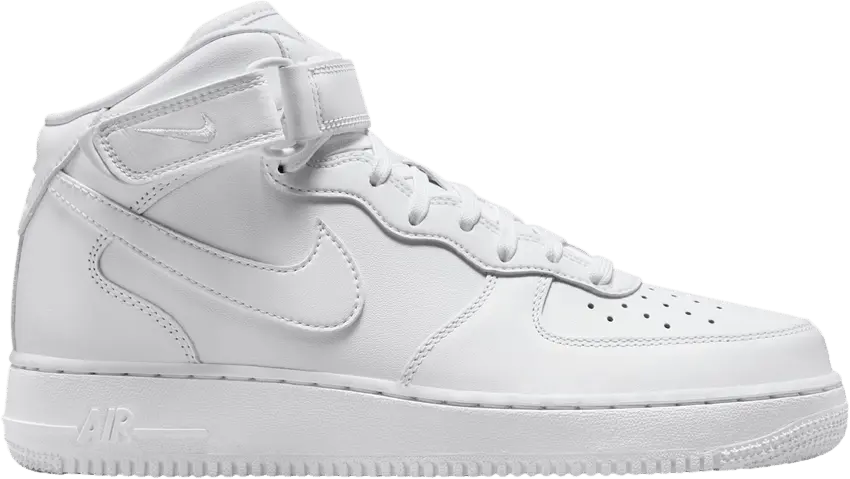  Nike Air Force 1 Mid Fresh Triple White