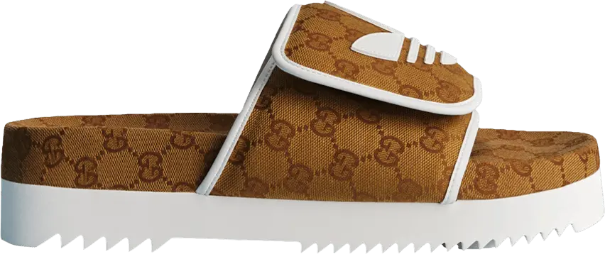  Adidas adidas x Gucci Monogram Slide Mesa