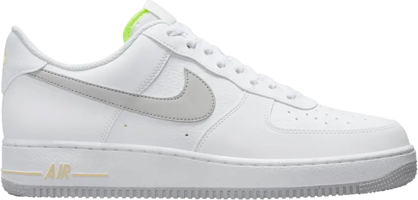  Nike Air Force 1 Low &#039;07 Next Nature White Wolf Grey Volt