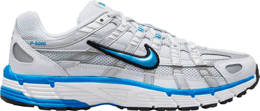  Nike P-6000 Metallic Platinum Photo Blue (Women&#039;s)