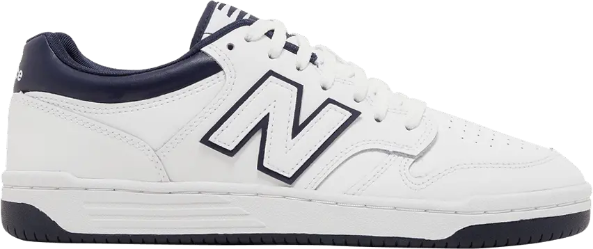  New Balance 480 White Navy