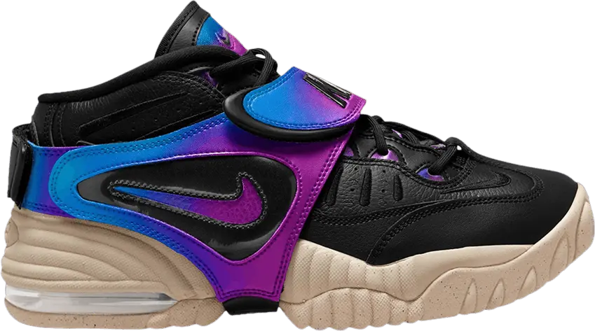  Nike Air Adjust Force Black Sanddrift Vivid Purple (Women&#039;s)