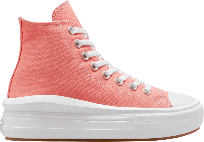  Converse Chuck Taylor All Star Move Platform Hi Lawn Flamingo (Women&#039;s)