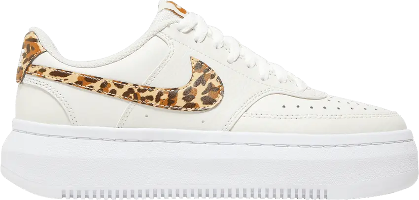  Nike Court Vision Alta Low Phantom Leopard (Women&#039;s)