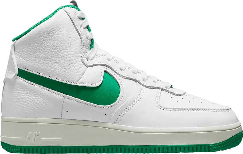  Nike Air Force 1 High Sculpt White Green (Women&#039;s)