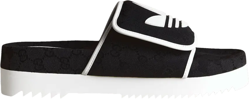 Adidas adidas x Gucci Monogram Slide Core Black