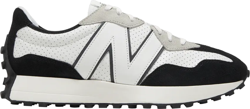  New Balance 327 White Black Grey