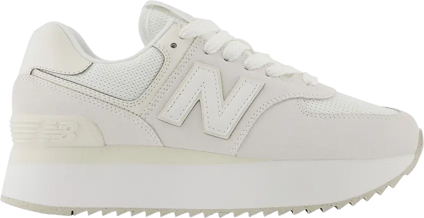  New Balance 574 Plus Sand White (Women&#039;s)