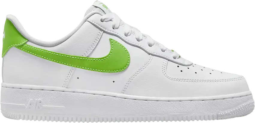  Nike Air Force 1 Low White Action Green (Women&#039;s)