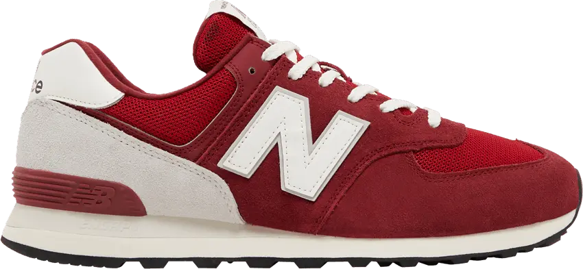  New Balance 574 Red White