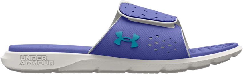  Under Armour Ignite Pro Slide GS &#039;Baja Blue Grey Mist&#039;