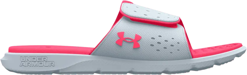  Under Armour Ignite Pro Slide GS &#039;Halogen Blue Pink Shock&#039;