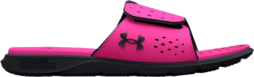  Under Armour Wmns Ignite Pro Slide &#039;Rebel Pink Black&#039;