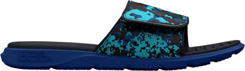  Under Armour Ignite Pro Graphic Strap Slide &#039;Glacier Blue Camo&#039;