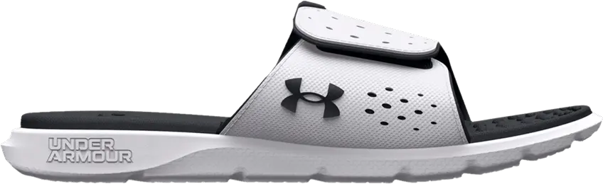  Under Armour Wmns Ignite Pro Slide &#039;White Black&#039;