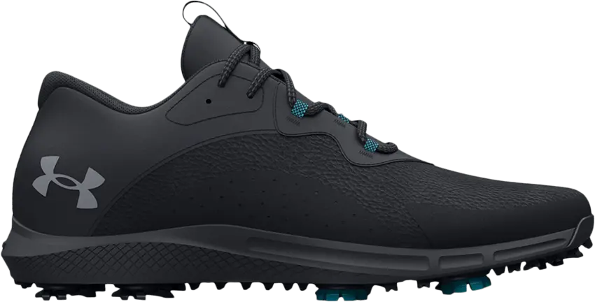  Under Armour Charged Draw 2 Golf Wide &#039;Black Steel&#039;