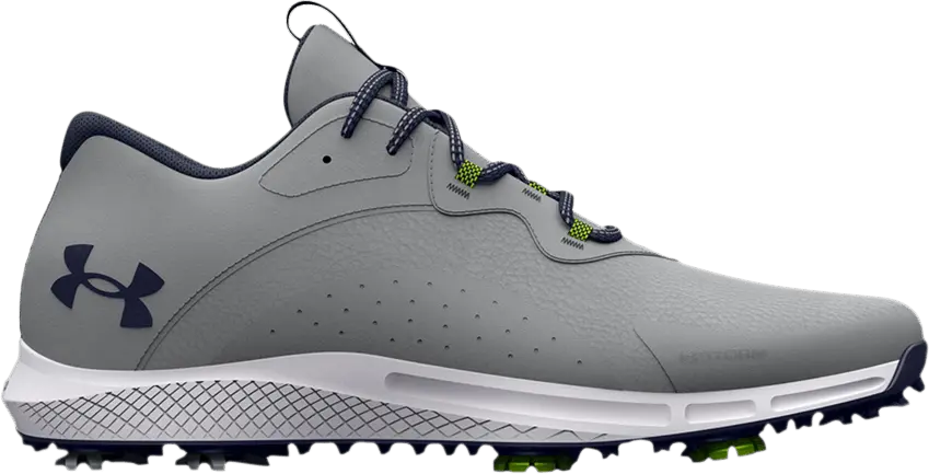  Under Armour Charged Draw 2 Golf Wide &#039;Grey Midnight Navy&#039;