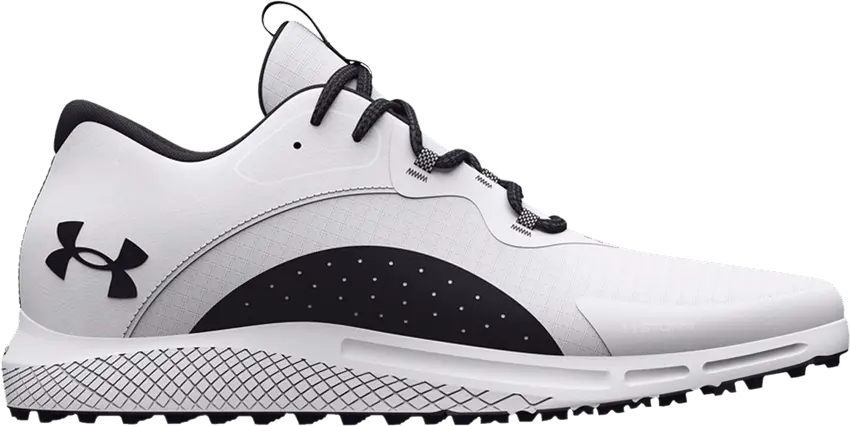  Under Armour Charged Draw 2 Spikeless Golf &#039;White Black&#039;