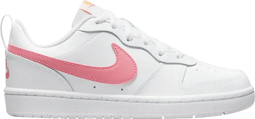  Nike Court Borough Low 2 GS &#039;White Coral Chalk&#039;