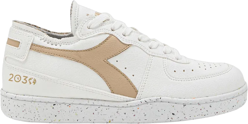  Diadora Mi Basket Row Cut &#039;2030 - Bianco Warm Sand&#039;