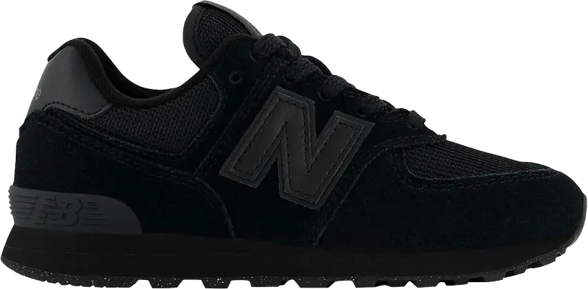  New Balance 574 Little Kid Wide &#039;Core Pack - Black&#039;