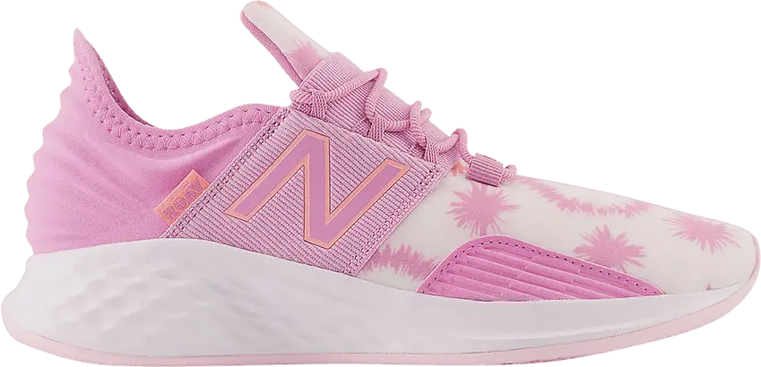  New Balance Fresh Foam Roav Little Kid &#039;Raspberry Tie-Dye&#039;