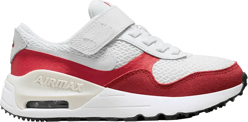  Nike Air Max SYSTM PS &#039;White University Red&#039;