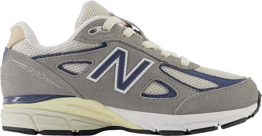  New Balance 990v4 Little Kid &#039;Grey Day 2023&#039;