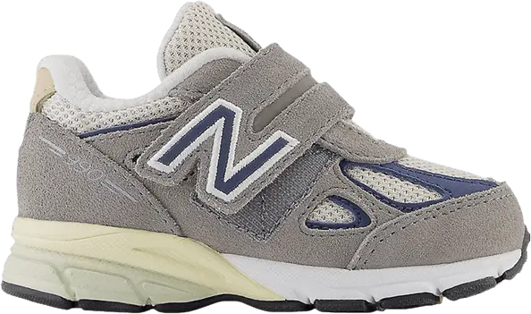  New Balance 990v4 Hook &amp; Loop Toddler Wide &#039;Grey Day 2023&#039;