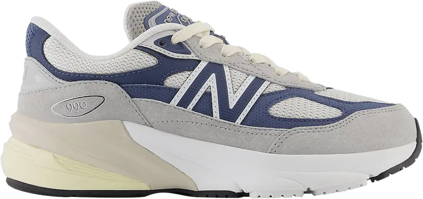  New Balance 990v6 Big Kid X-Wide &#039;Grey Day 2023&#039;