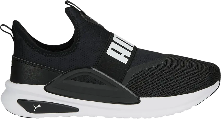  Puma Softride Enzo Evo Slip-On &#039;Black White&#039;