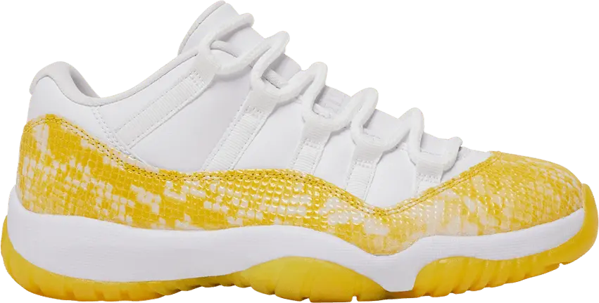  Jordan 11 Retro Low Yellow Snakeskin (Women&#039;s)