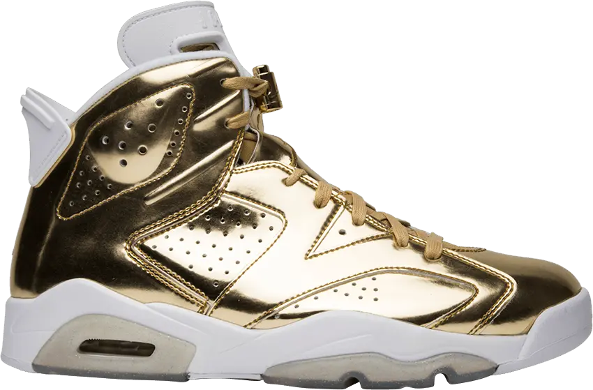  Jordan 6 Retro Pinnacle Metallic Gold