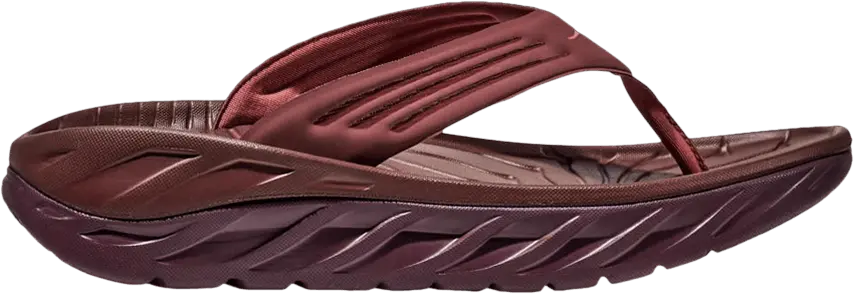  Hoka One One Ora Recovery Flip Slide &#039;Spice Raisin&#039;