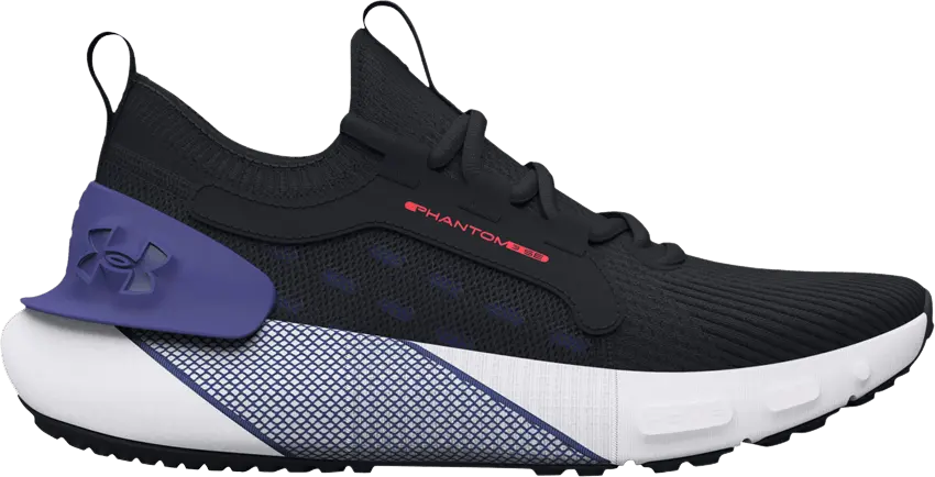  Under Armour HOVR Phantom 3 SE GS &#039;Black Electric Purple&#039;