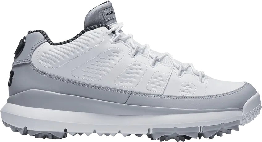  Jordan 9 Retro Golf Cleat Wolf Grey