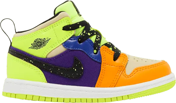  Jordan 1 Mid SE Volt Vivid Orange (TD)