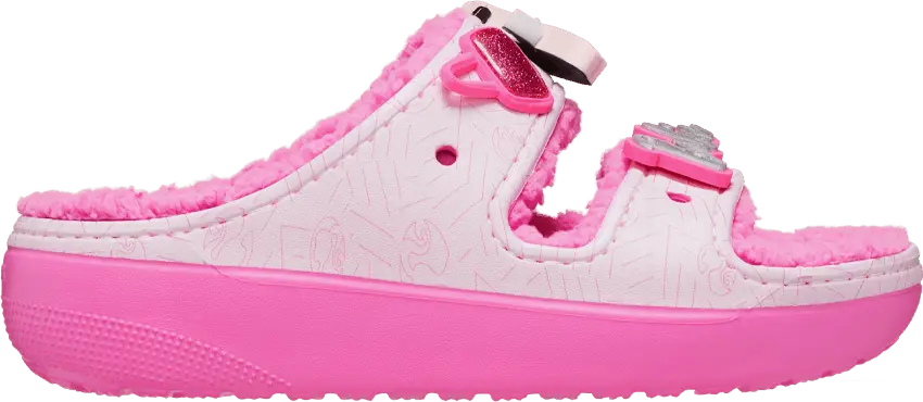  Crocs Classic Cozzzy Sandal Barbie Electric Pink