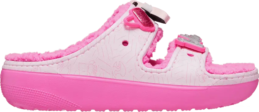 Crocs Classic Cozzzy Sandal Barbie Electric Pink