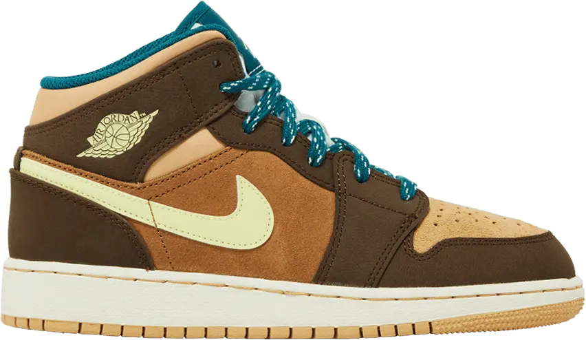  Jordan 1 Mid Cacao Wow (GS)