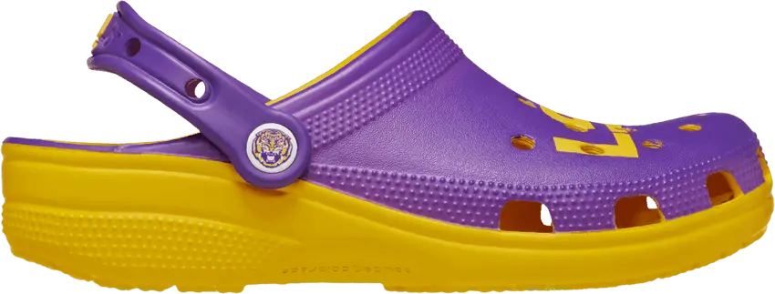  Crocs NCAA x Classic Clog &#039;LSU&#039;