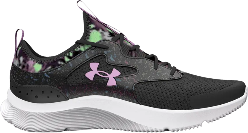 Under Armour Infinity 2.0 Printed GS &#039;Jet Grey Fresh Orchid&#039;