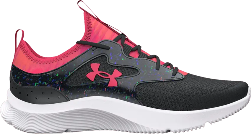  Under Armour Infinity 2.0 Printed GS &#039;Black Pink Shock&#039;