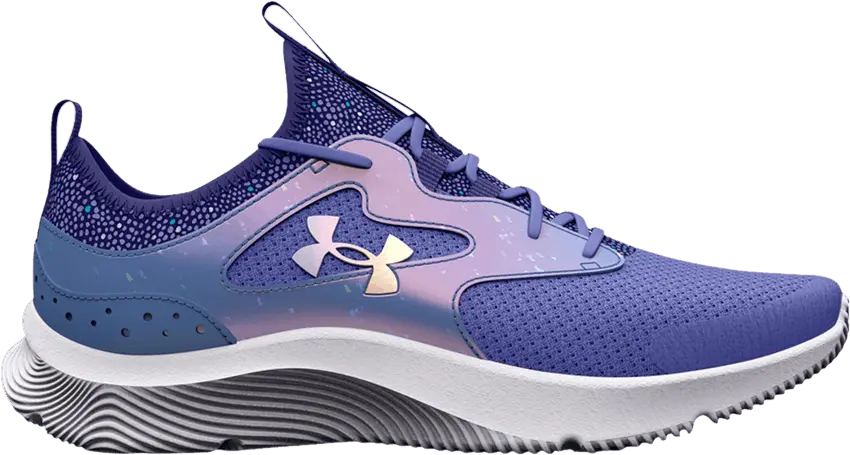  Under Armour Infinity 2.0 Printed GS &#039;Baja Blue Iridescent&#039;